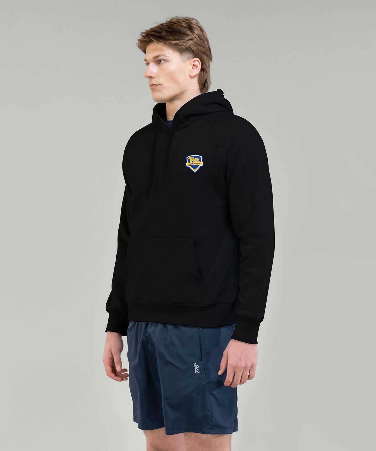 Unisex University of Pittsburgh Pop Over Hoodie - Black