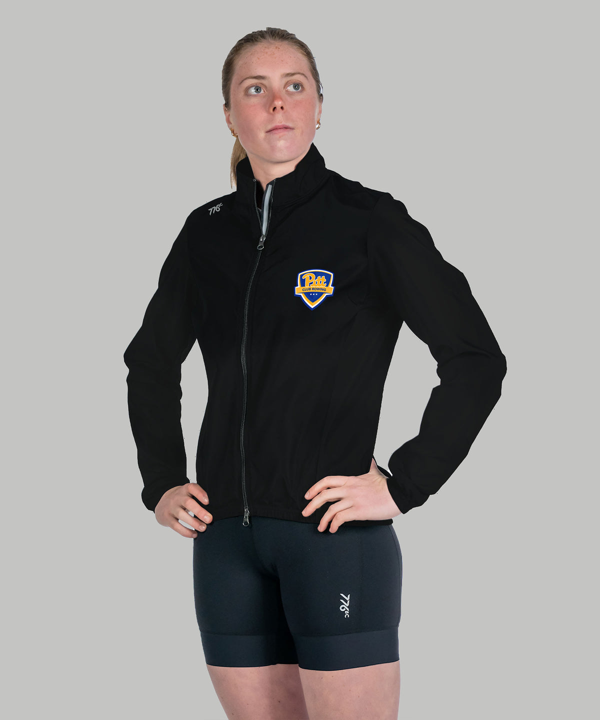 Women's University of Pittsburgh Cirrostratus Wind Jacket - Black