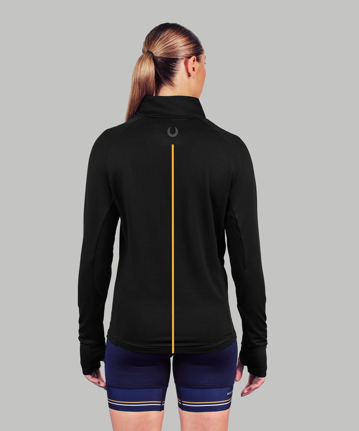 Women's University of Pittsburgh Training Quarter Zip - Black