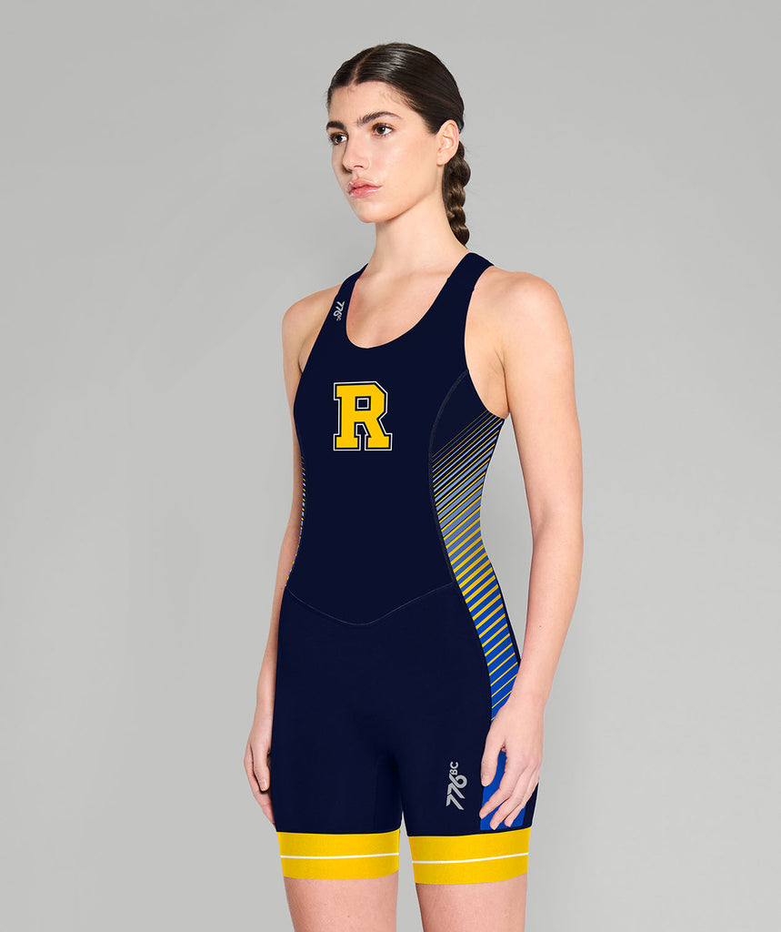 Women's University of Rochester Pro Unisuit - Navy/Yellow