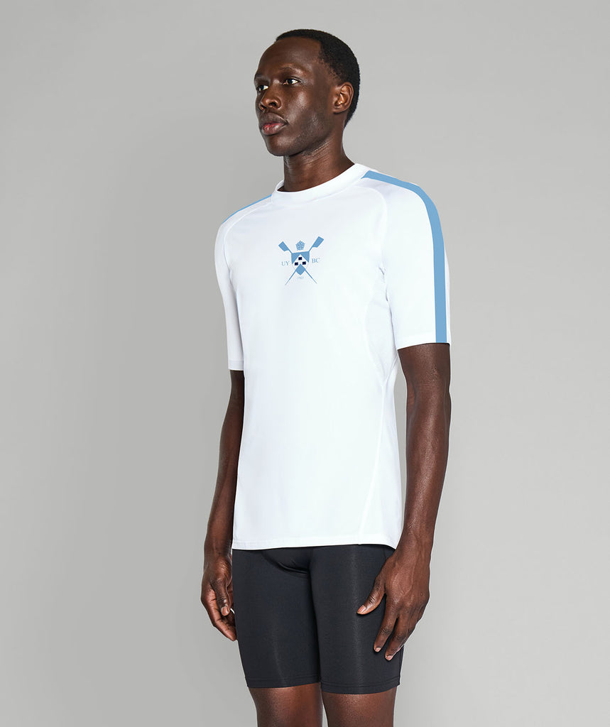 Men's University of York BC Base Layer SS - White/Blue