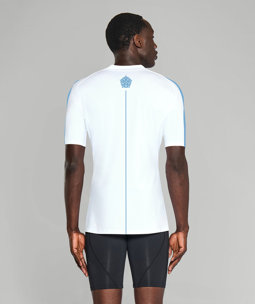 Men's University of York BC Base Layer SS - White/Blue