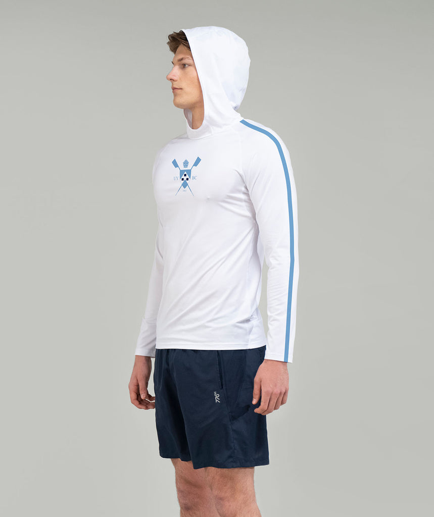 Men's University of York BC Summer Hoodie LS - White/Blue
