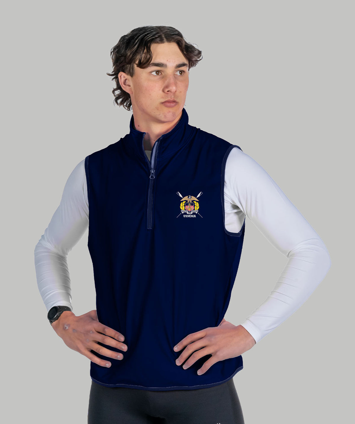 Men's US Merchant Marine Academy Stratus Vest - Navy