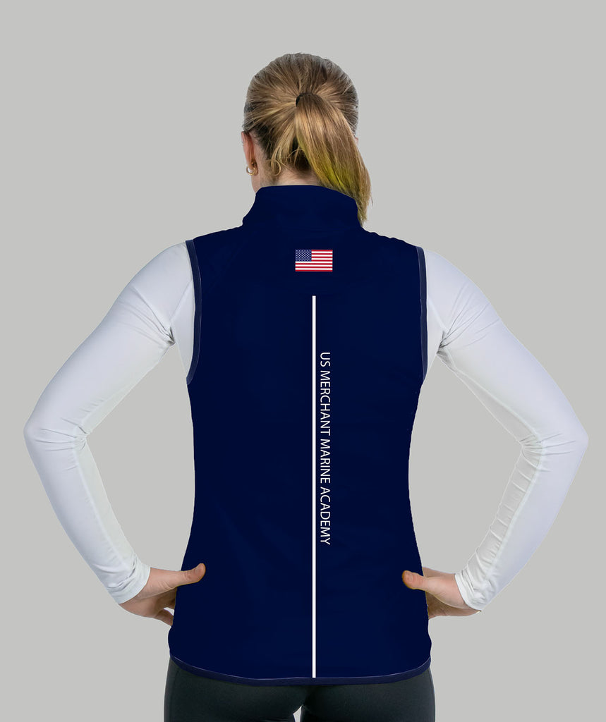 Women's US Merchant Marine Academy Stratus Vest - Navy