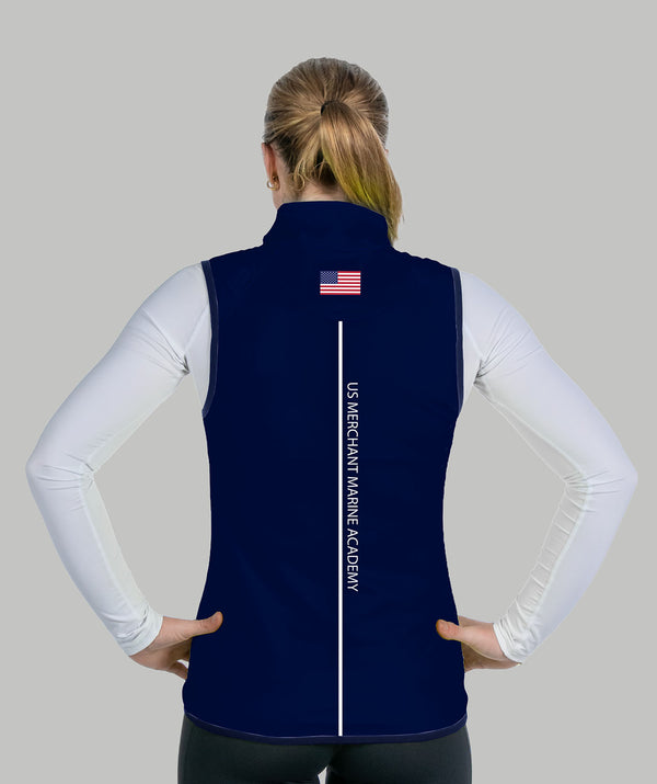 Women's US Merchant Marine Academy Stratus Vest - Navy
