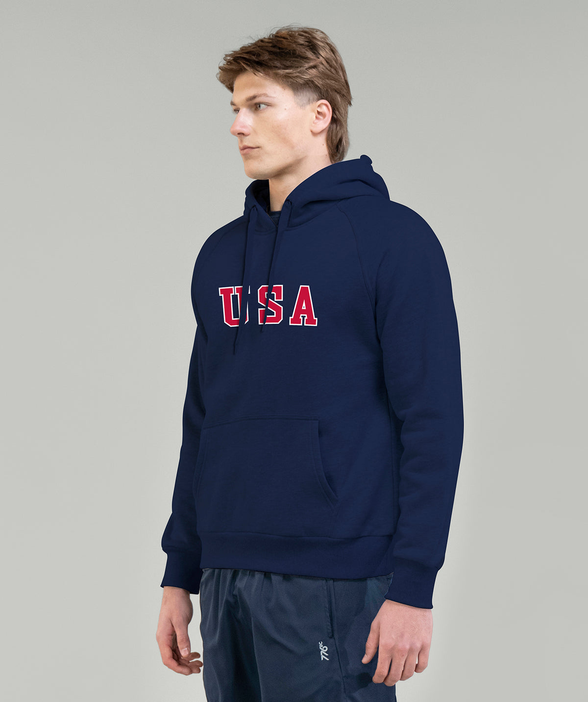 Unisex 776BC X USRowing Precision Pop Over Hoodie - Navy