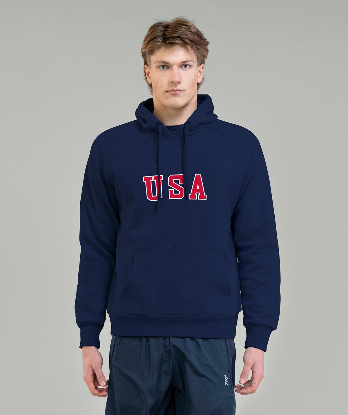 Unisex 776BC X USRowing Precision Pop Over Hoodie - Navy