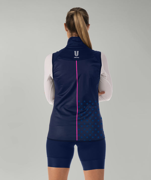 Women's 776BC X USRowing Precision Stratus Vest - Navy/Pink