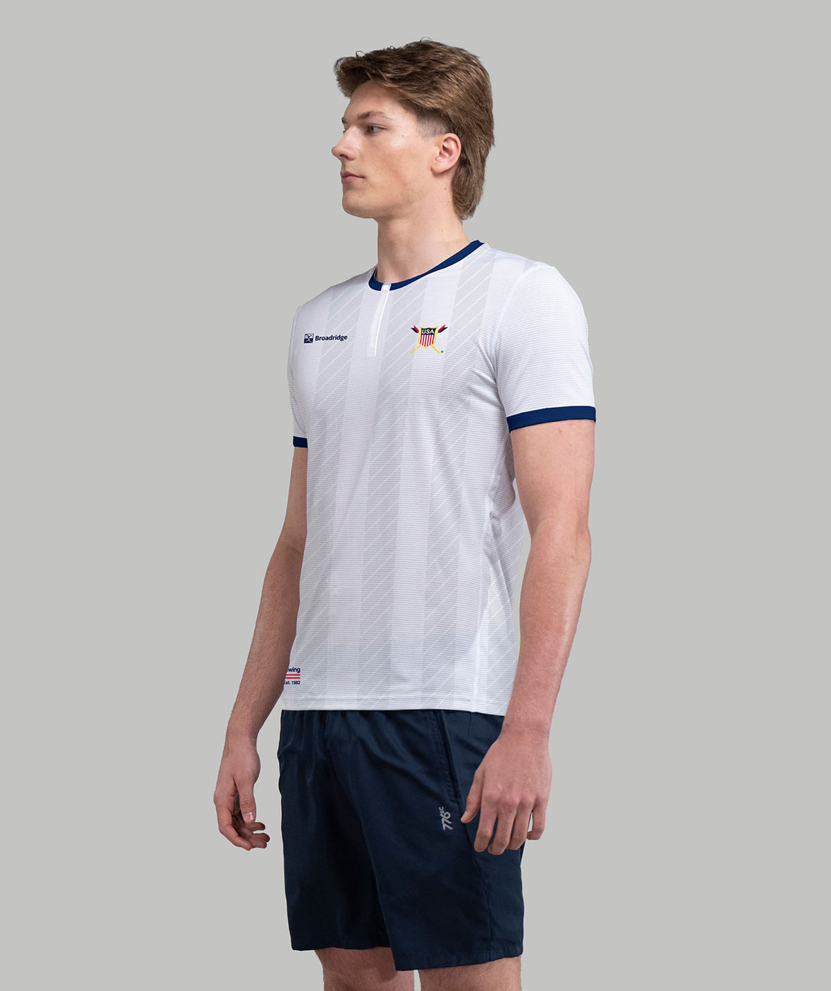 Unisex 776BC X USRowing Henley Performance SS - White