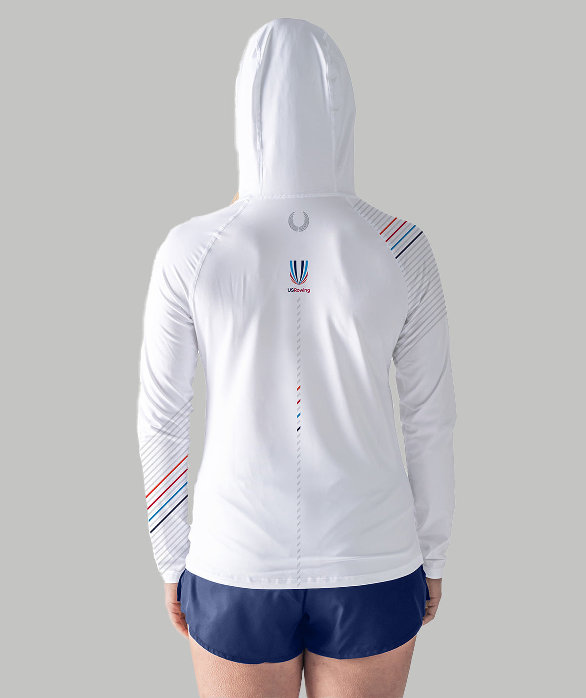 Women's 776BC X USRowing Sun Hoodie LS 03 - White