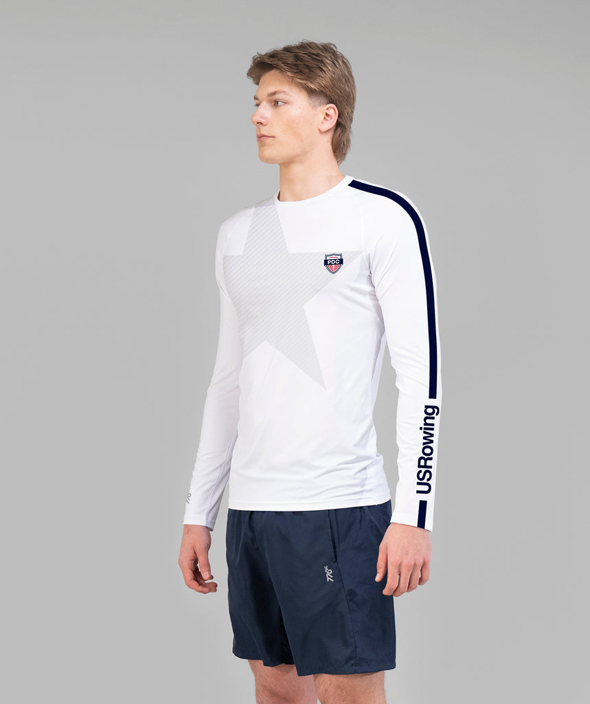 Men's 776BC X USRowing PDC Base Layer LS - White