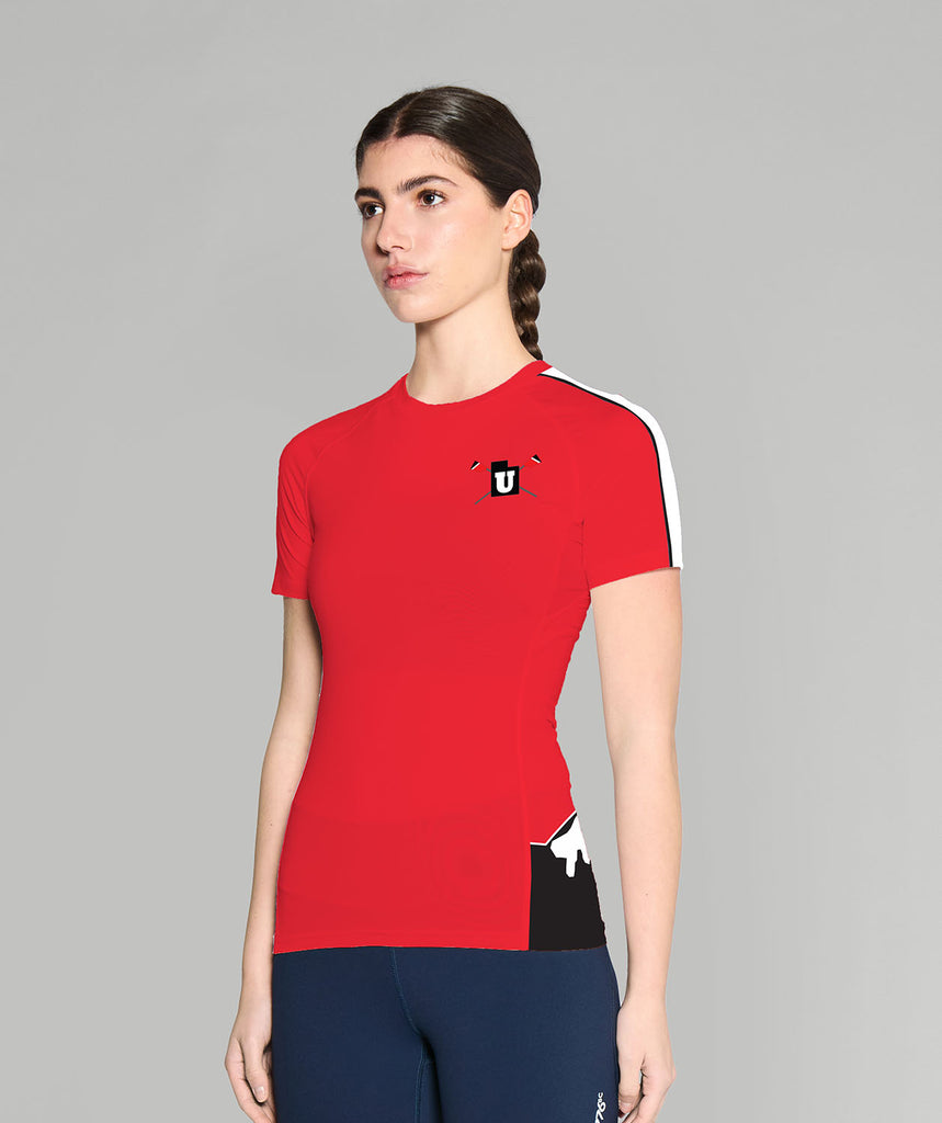 Women's Utah Crew Base Layer SS - Red