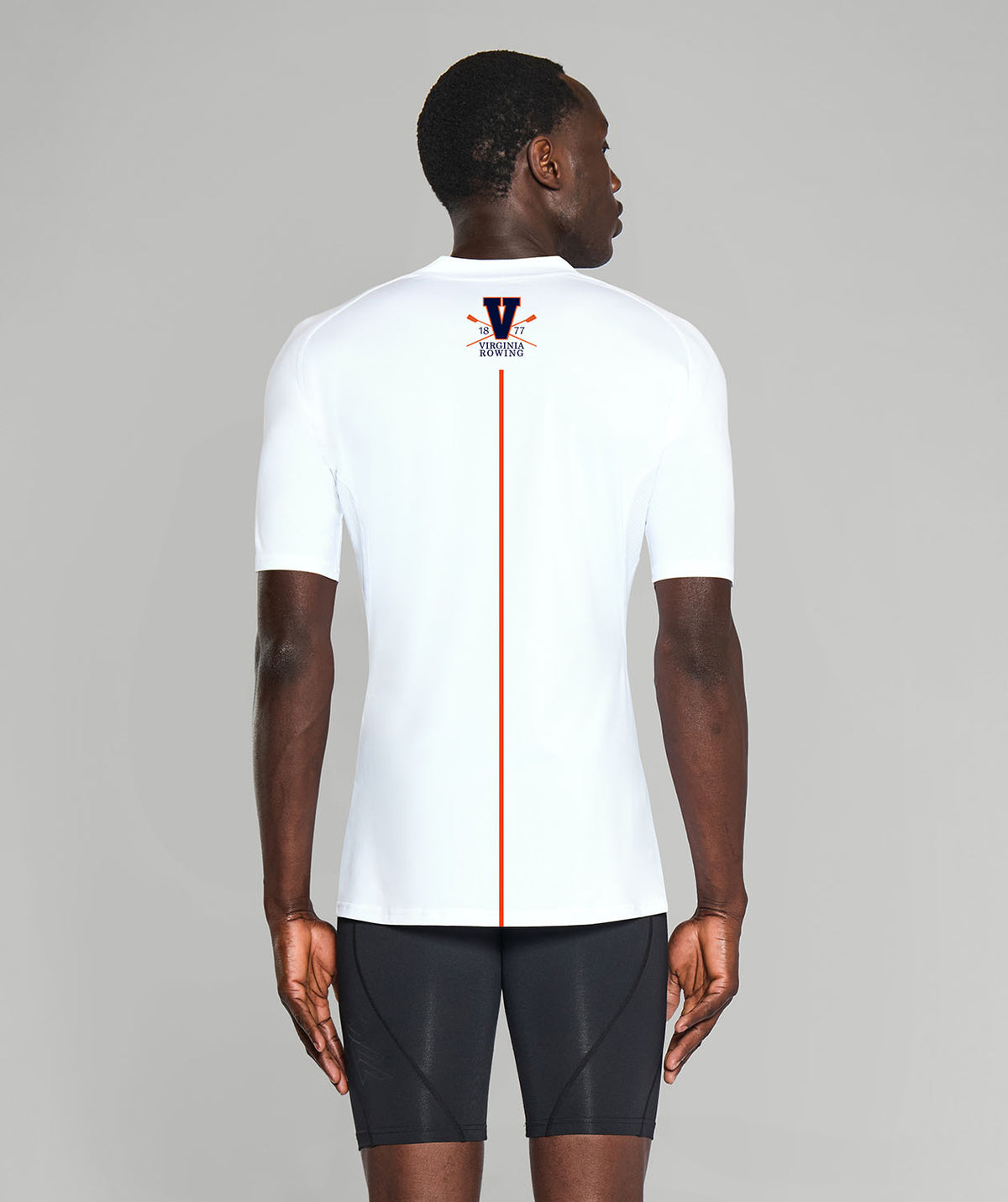 Men's Virginia Rowing Association Base Layer SS - White