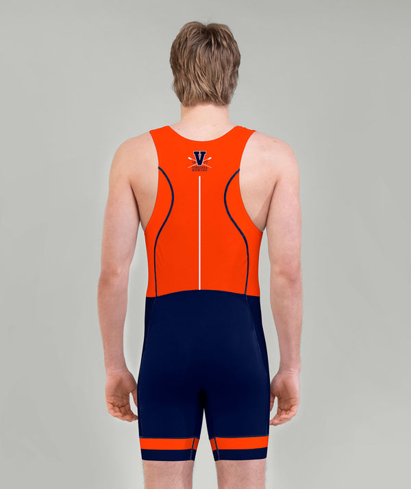 Men's Virginia Rowing Association Pro Unisuit - Orange/Navy