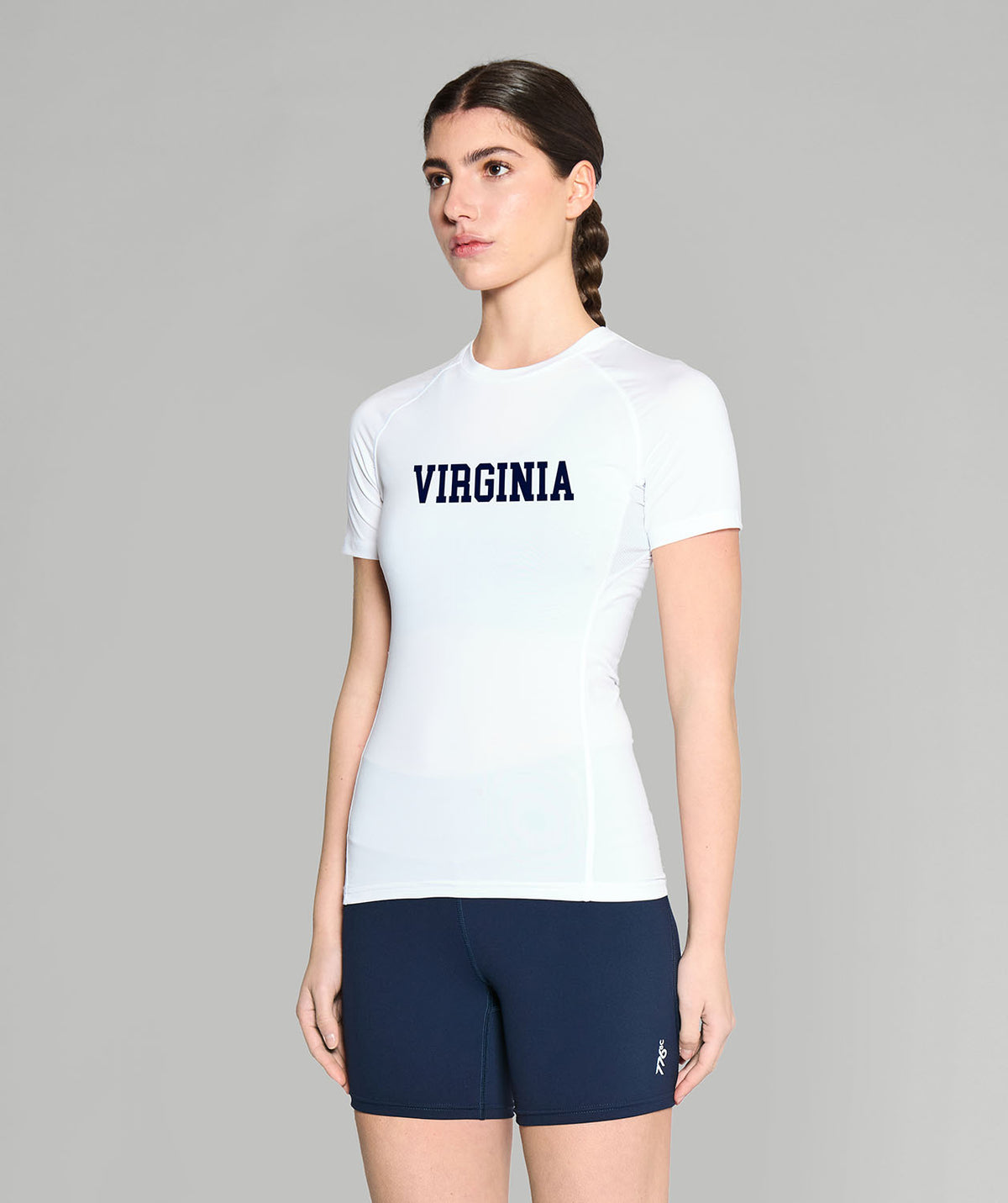 Women's Virginia Rowing Association Base Layer SS - White
