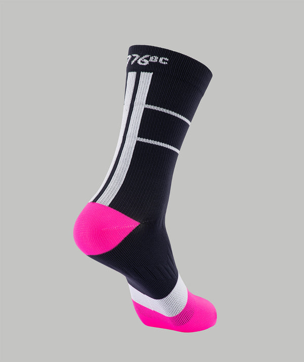 Motion Performance Socks - Navy/Pink