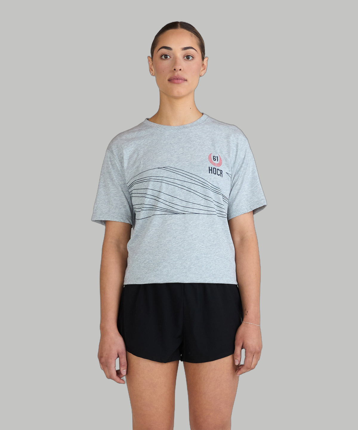 Unisex 776BC X HOCR 61 Crew T-Shirt SS - Grey Marle