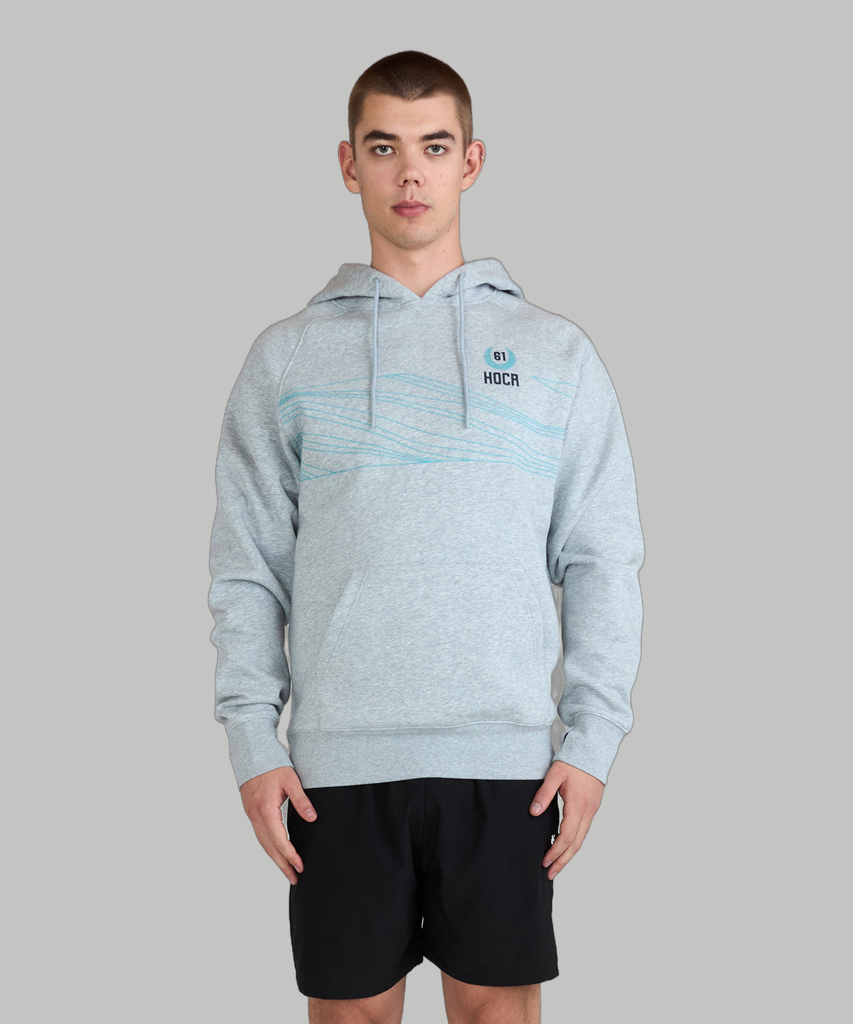 Unisex 776BC X HOCR 61 Pop Over Hoodie - Grey Marle