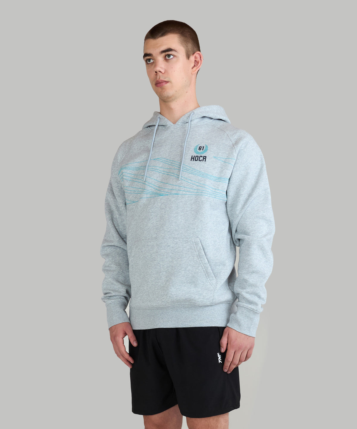 Unisex 776BC X HOCR 61 Pop Over Hoodie - Grey Marle