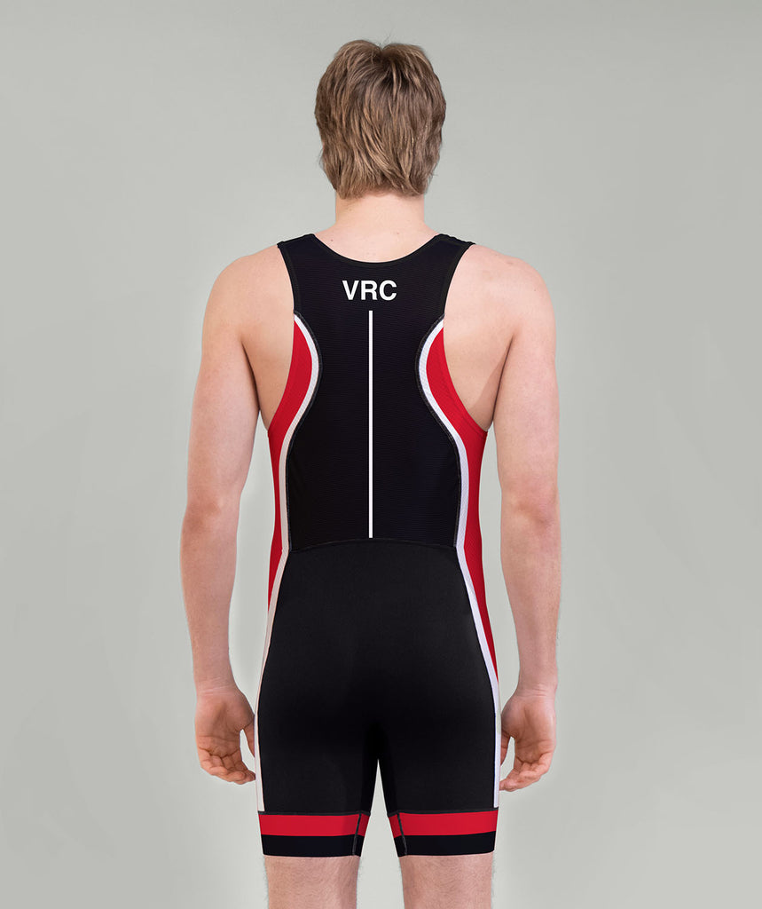 Men's Vancouver Rowing Club Pro Unisuit - Black/Red/White
