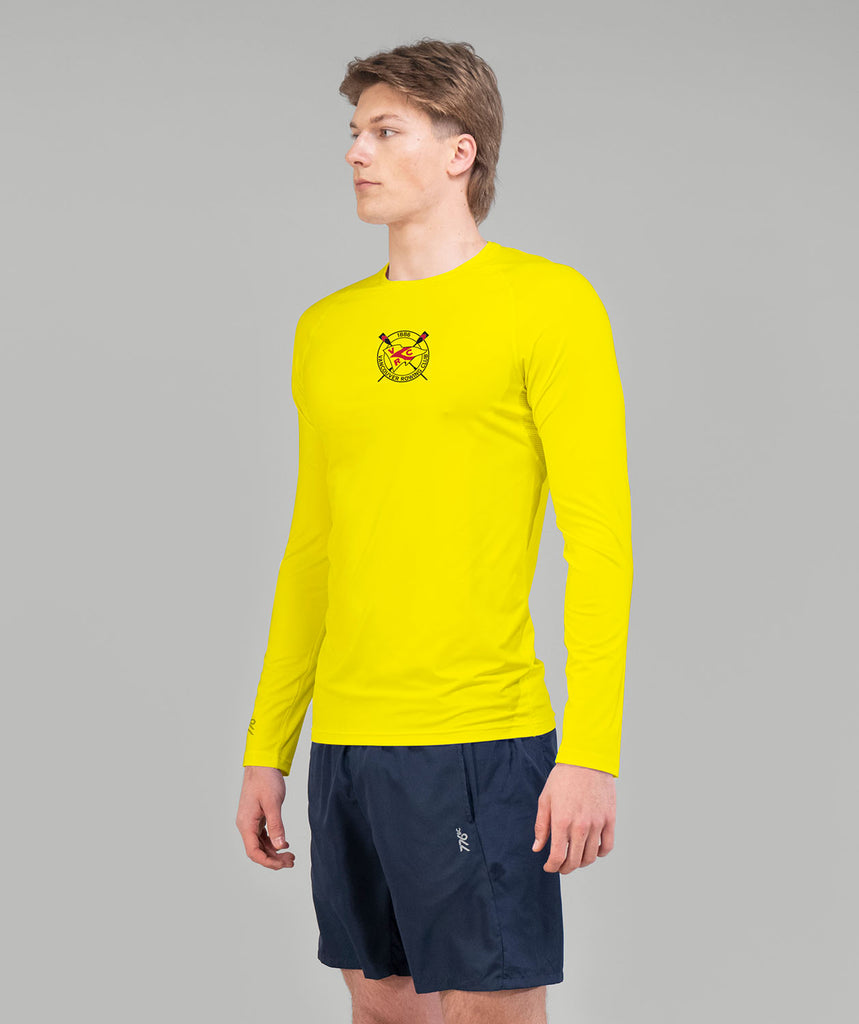 Men's Vancouver Rowing Club Winter Base Layer LS - Neon Yellow