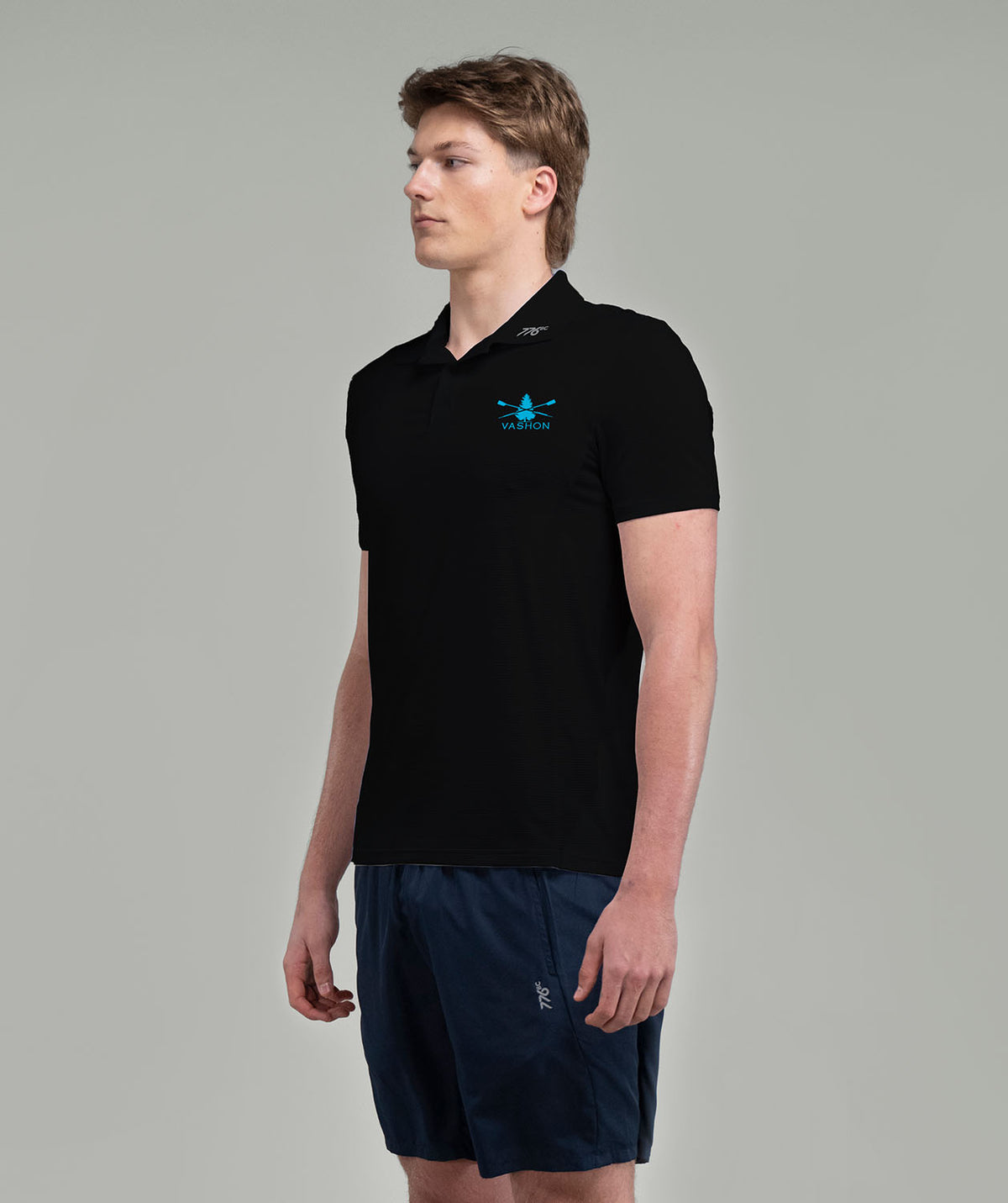 Men's Vashon Polo SS - Black/Blue