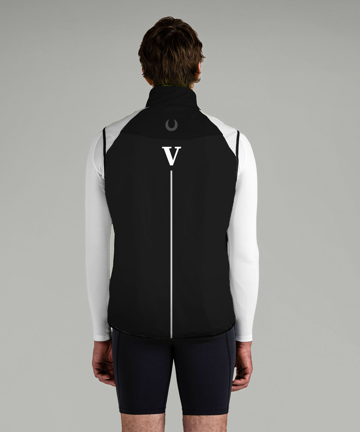 Men's Vesper Boat Club Stratus Vest - Black/White