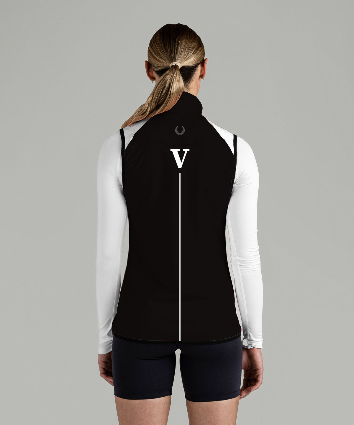 Women's Vesper Boat Club Stratus Vest - Black/White