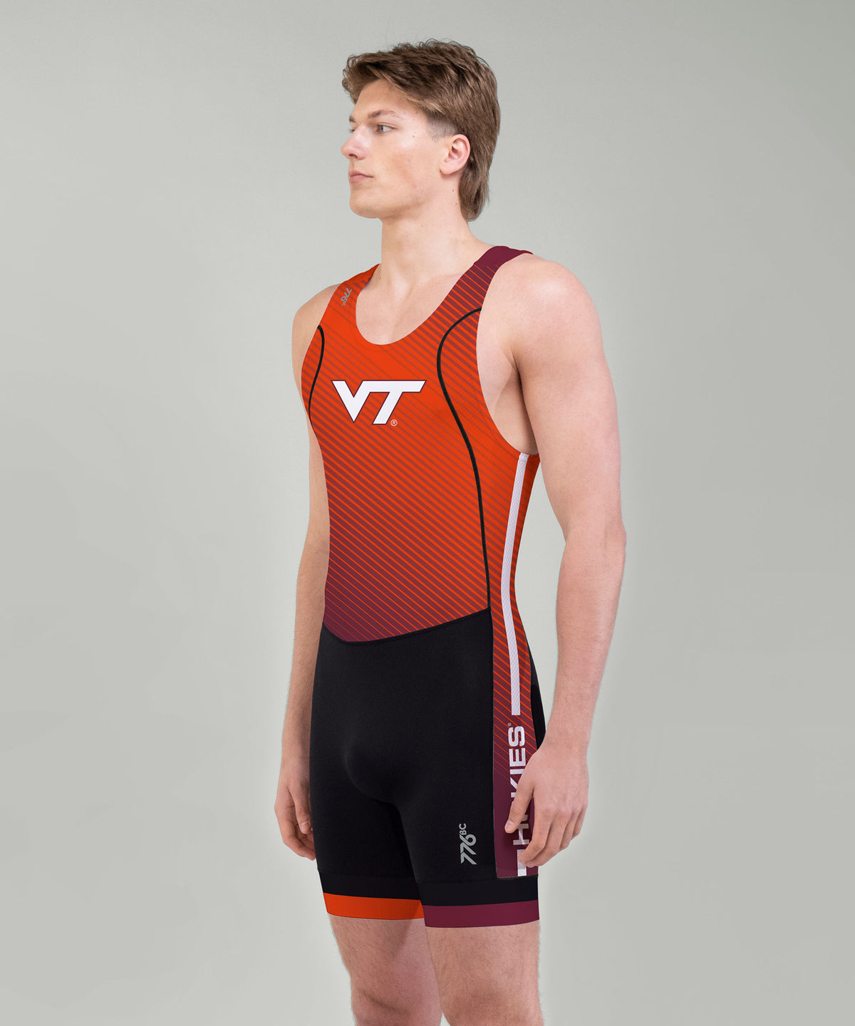Men's Virginia Tech Pro Unisuit - Orange/Black