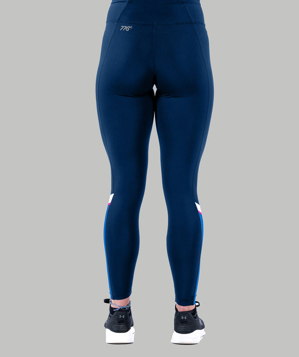 Women's Villa Joseph Marie Streamline Tight - Navy/Blue