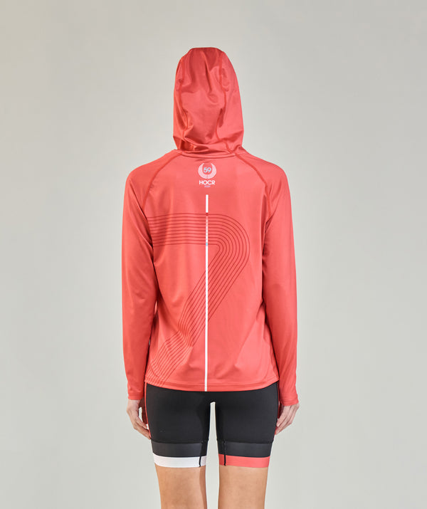 Women's 776BC X HOCR 59 Summer Hoodie LS - Red