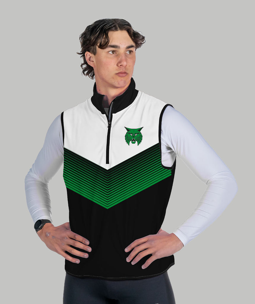 Men's Walter Johnson Stratus Vest - Black/Green