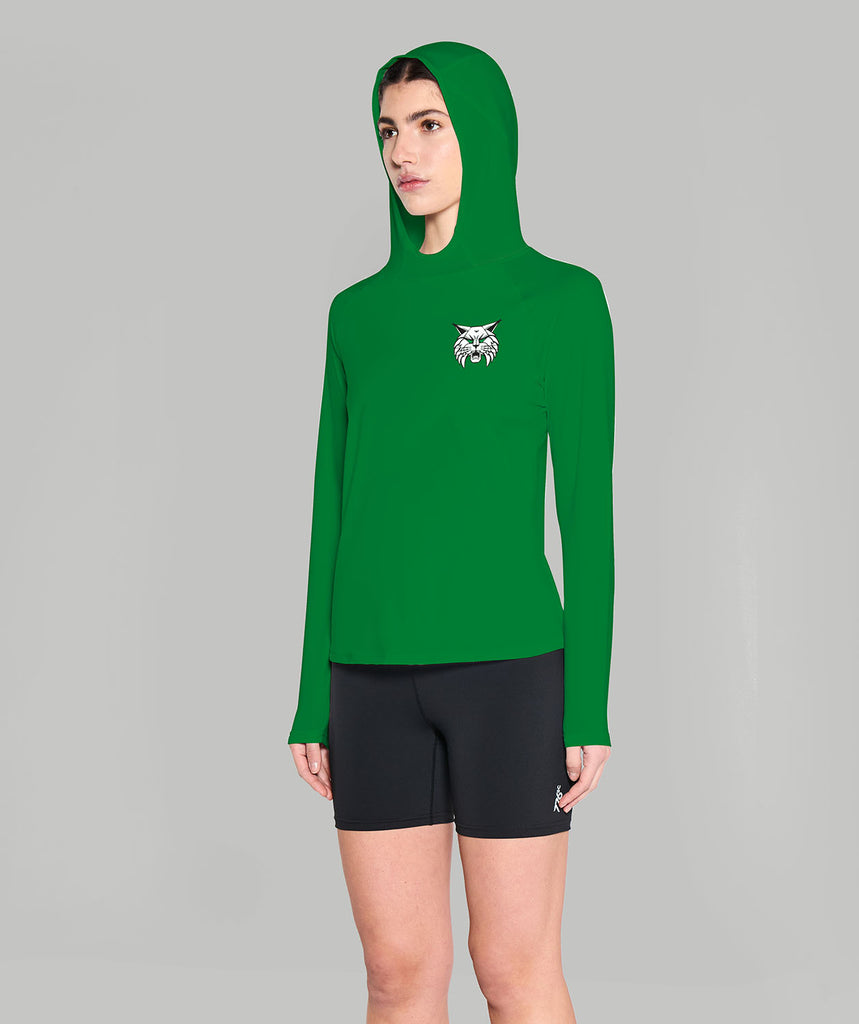 Women's Walter Johnson Summer Hoodie LS - Green