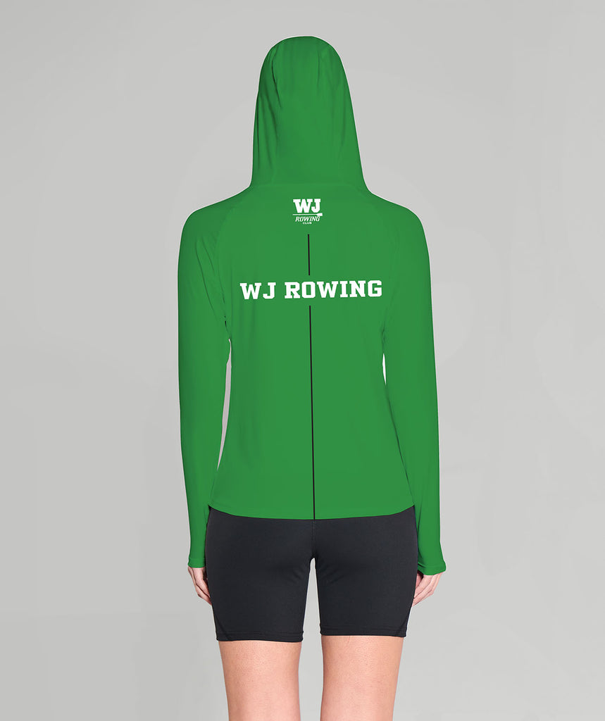 Women's Walter Johnson Summer Hoodie LS - Green
