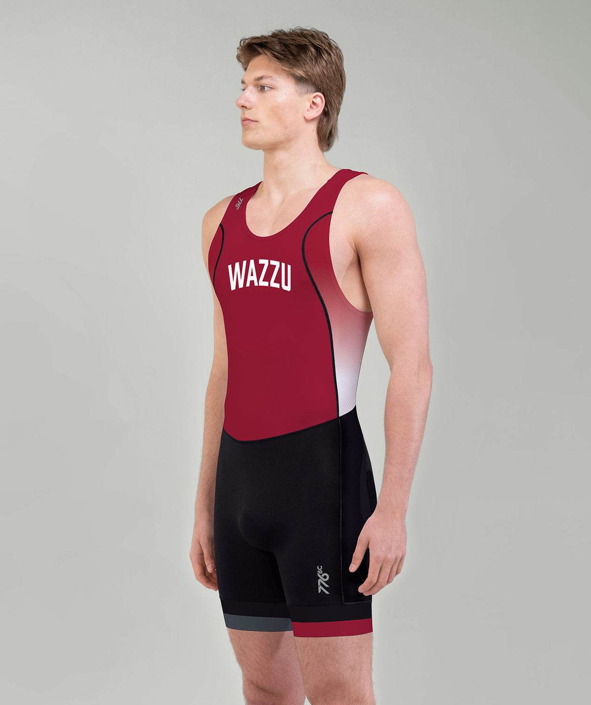 Men's Washington State University Pro Unisuit - Black/Red