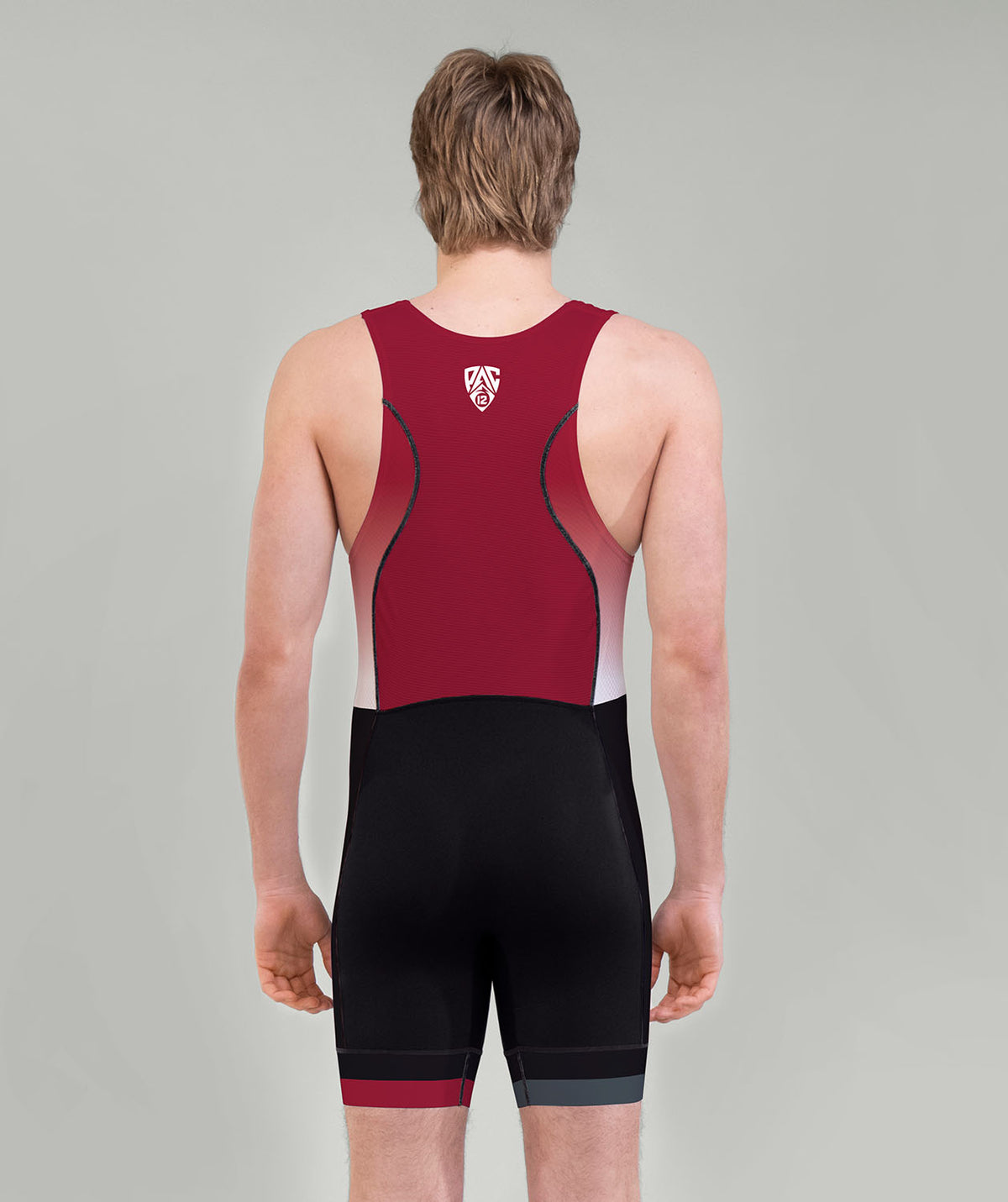 Men's Washington State University Pro Unisuit - Black/Red