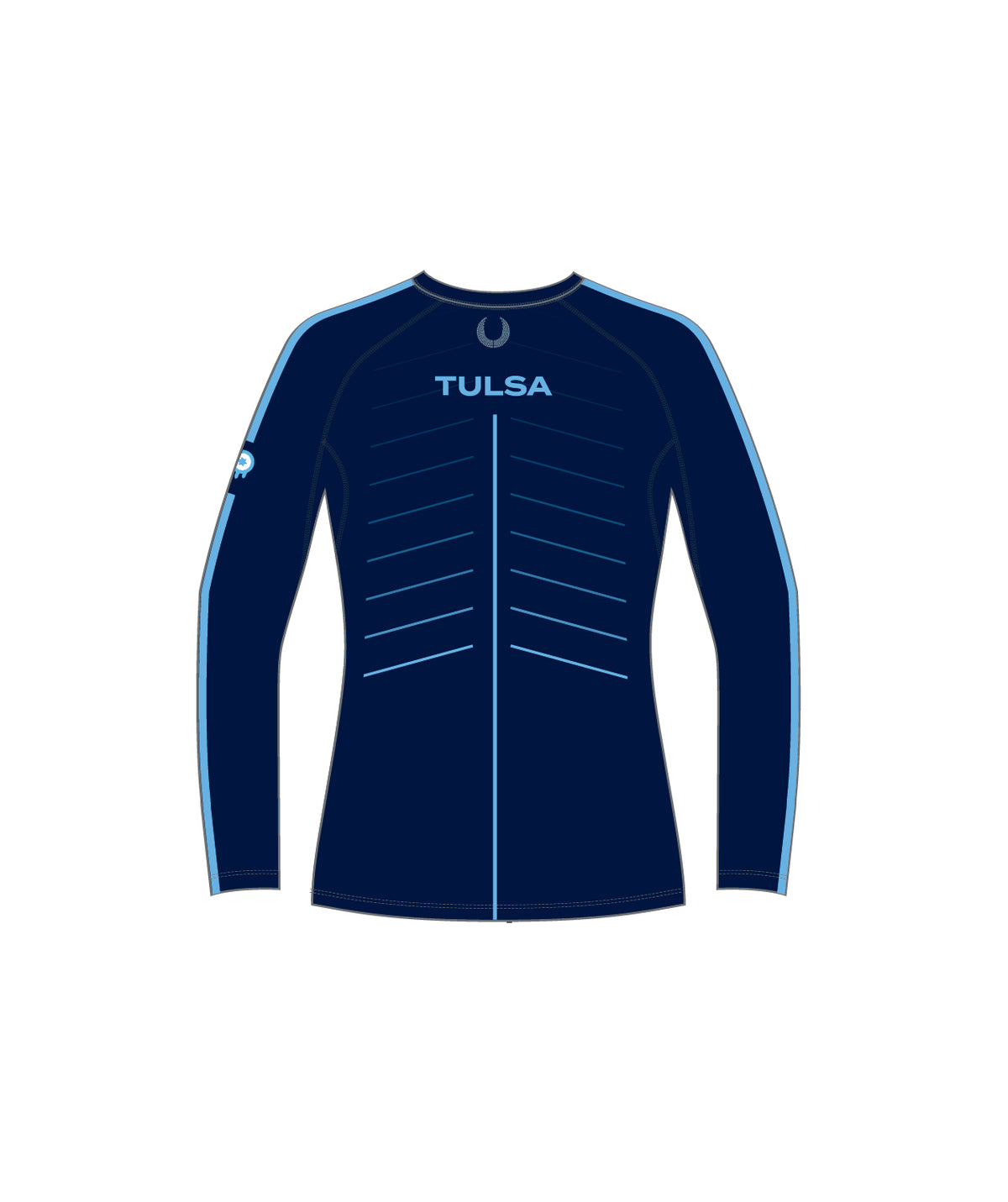Women's Tulsa Youth Rowing Base Layer LS - Navy/Blue
