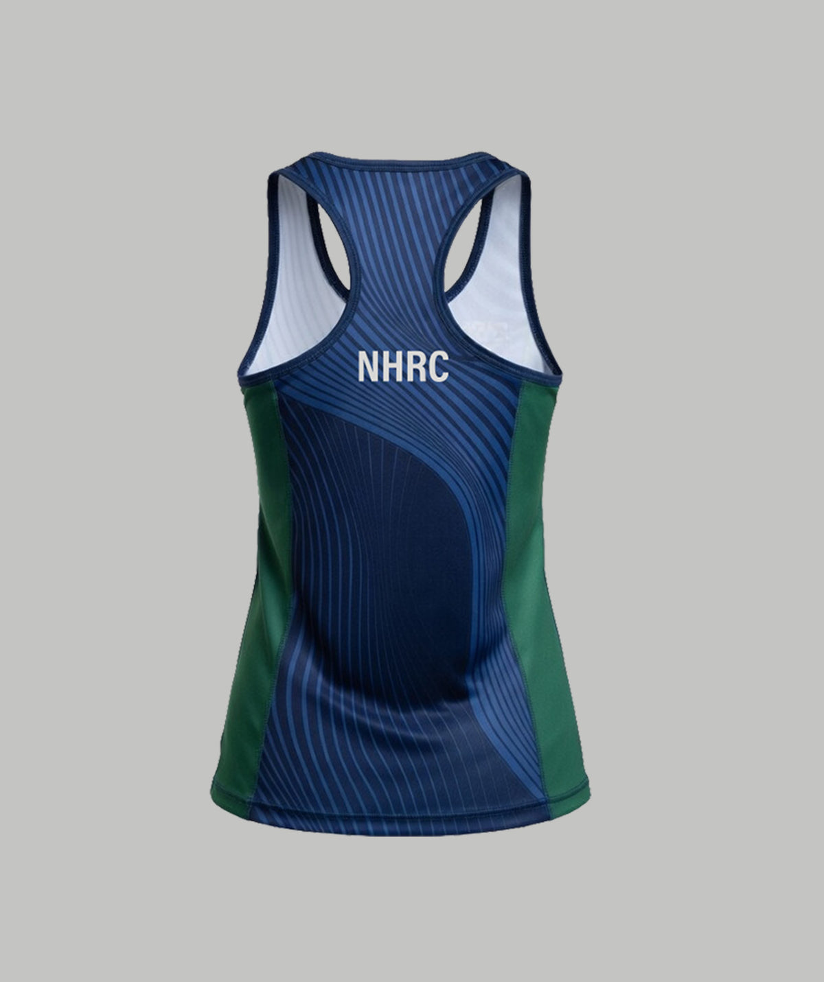 Women's New Haven Rowing Club Performance Tank - Navy/Green