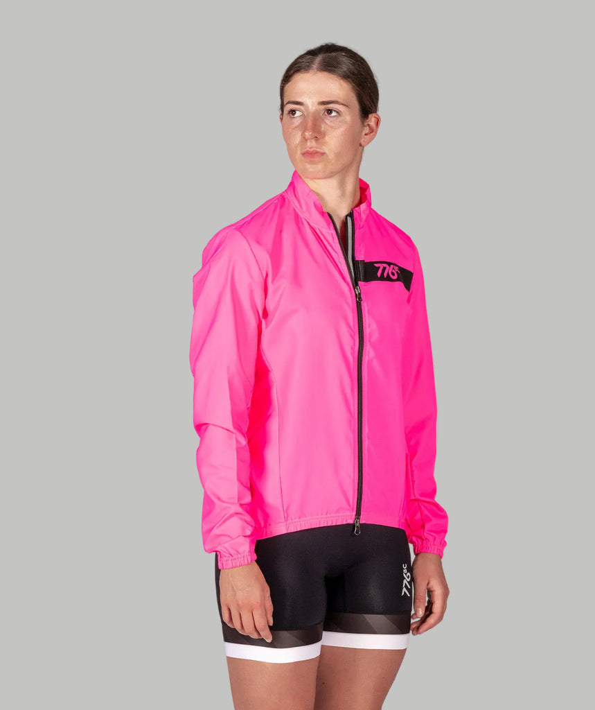 Women's Cirrostratus Wind Jacket - Neon Pink