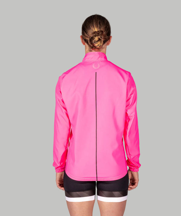 Women's Cirrostratus Wind Jacket - Neon Pink