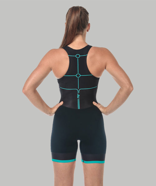 Women's Motion Unisuit - Black/Capri