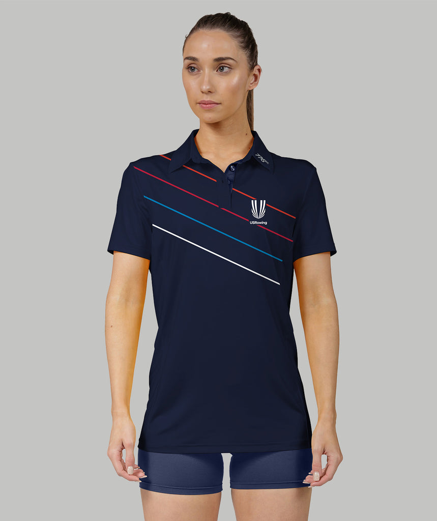 Women's 776BC X USRowing Polo SS 03 - Navy