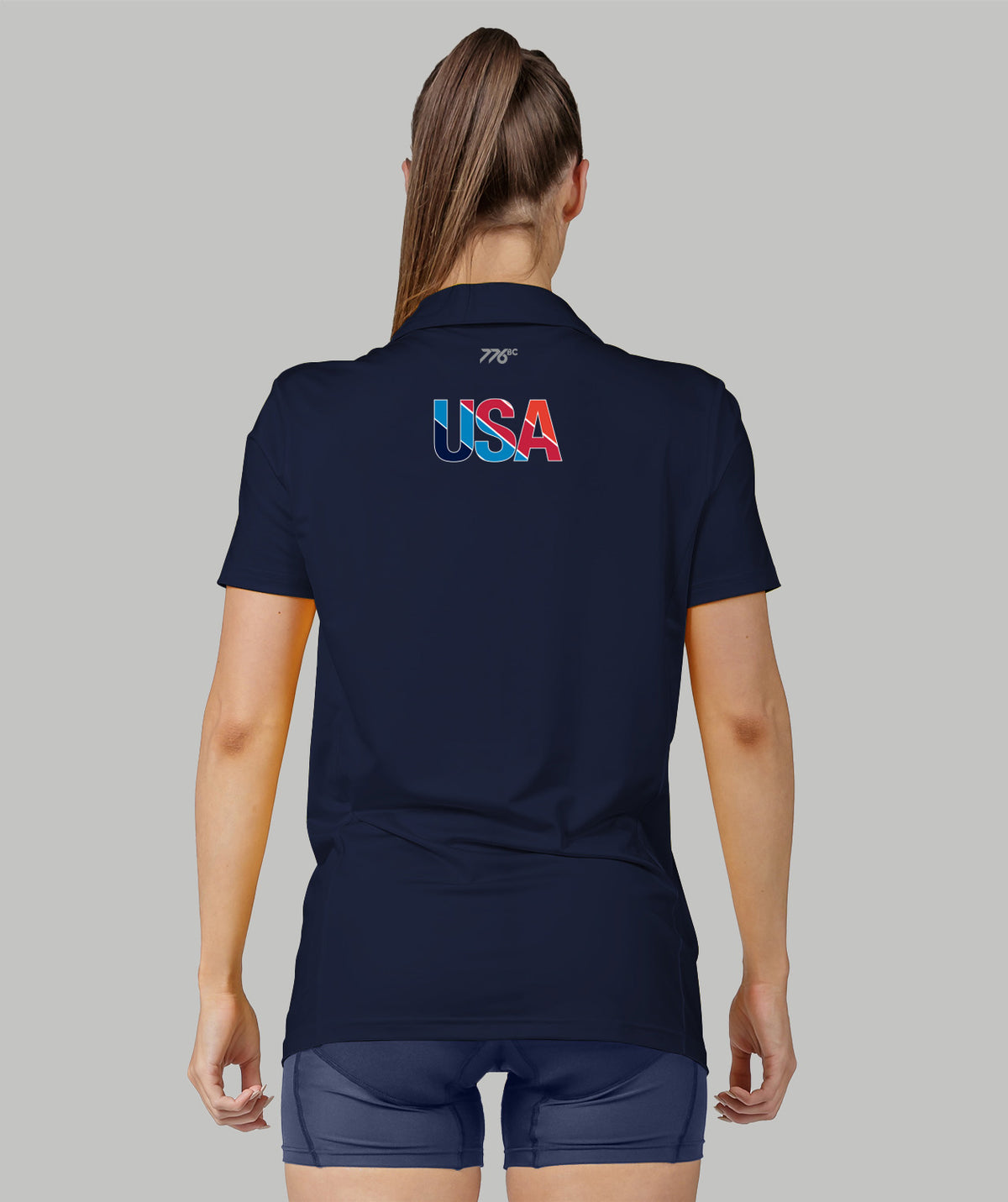Women's 776BC X USRowing Polo SS 03 - Navy