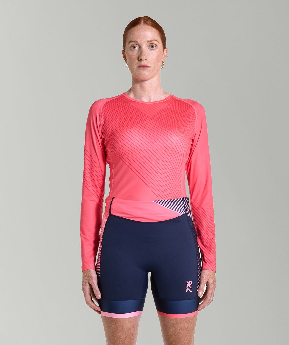 Women's Velocity Base Layer LS - Vivid Coral