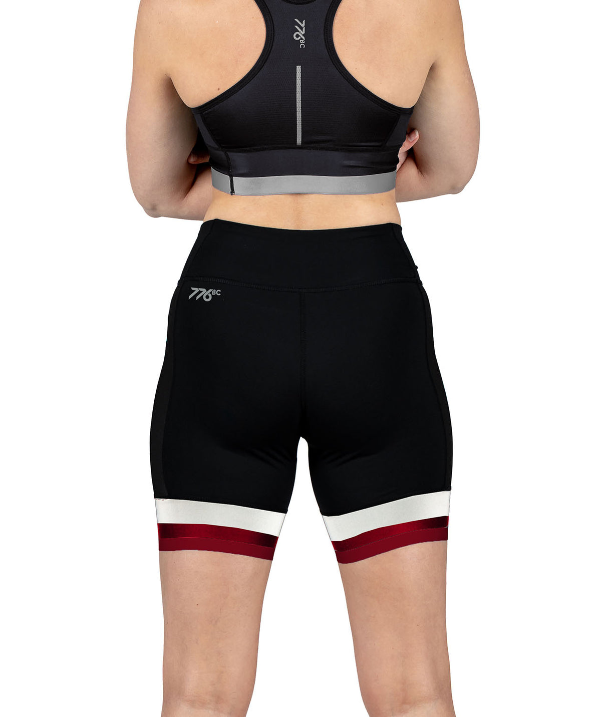 Women's Atlanta Rowing Pro Active Short - Black/Red