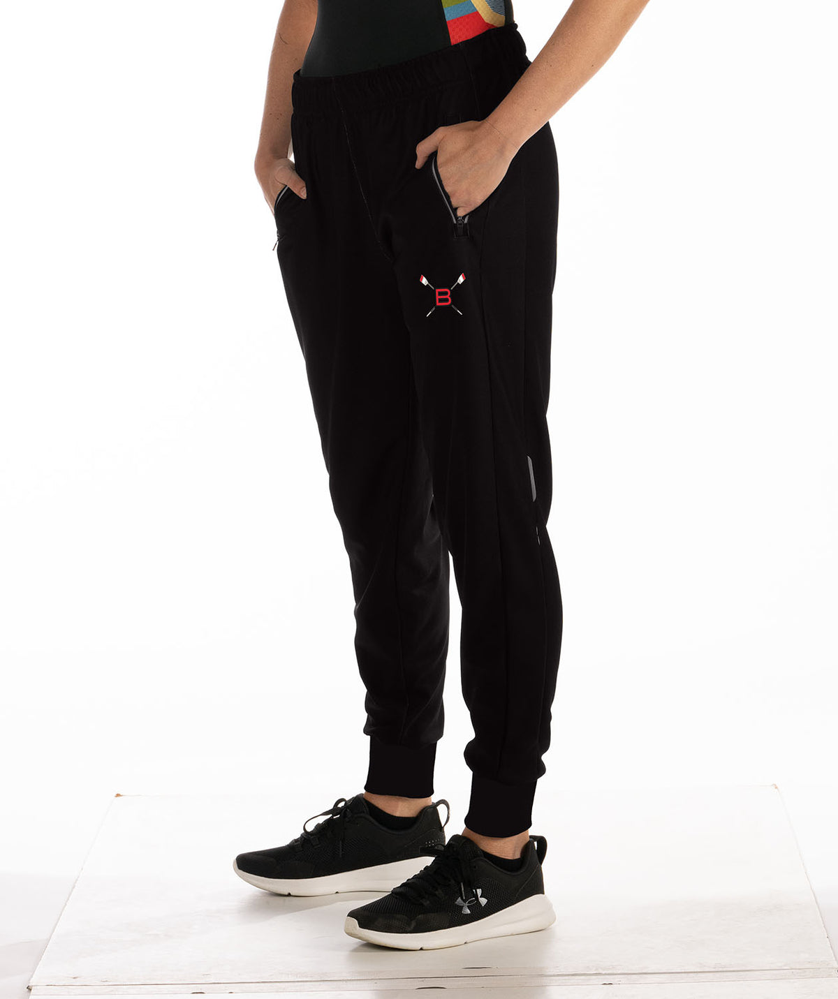 Women's Bedford Crew Podium Trackpant - Black