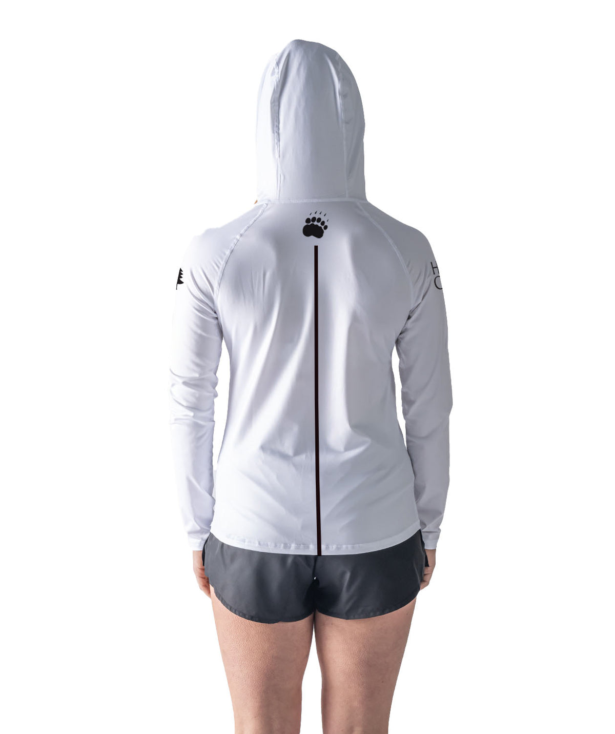 Women's Bowdoin Sun Hoodie LS - White