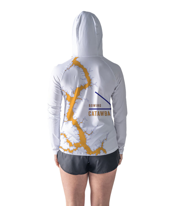 Women's Catawba Sun Hoodie LS - White