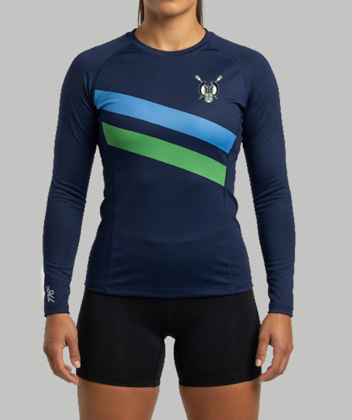 Women's Greater Houston Rowing Club Base Layer LS - Blue